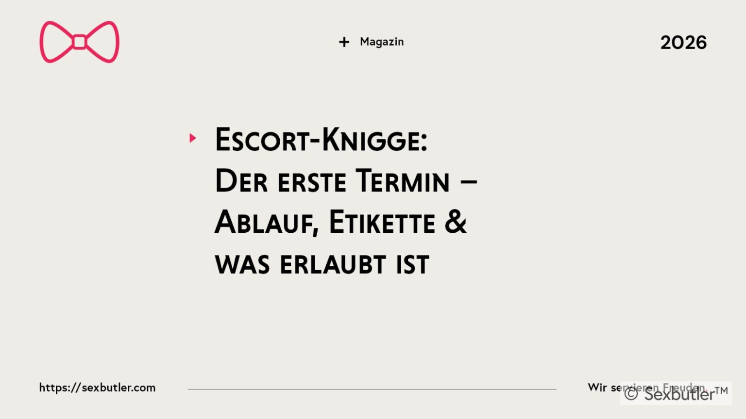 escort termin